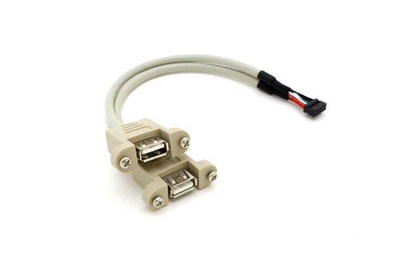 Panel Mount USB Cable Assembly